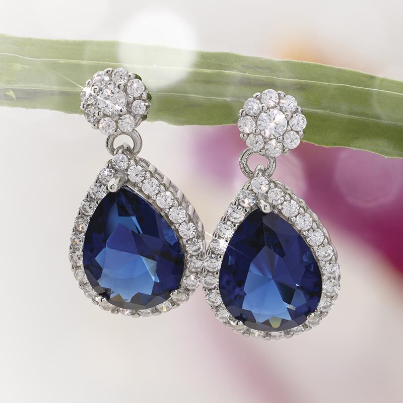 Teardrop DiamondAura Earrings